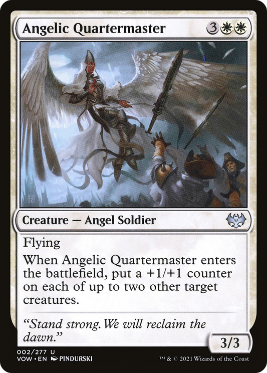 Angelic Quartermaster (002) Foil - Innistrad: Crimson Vow