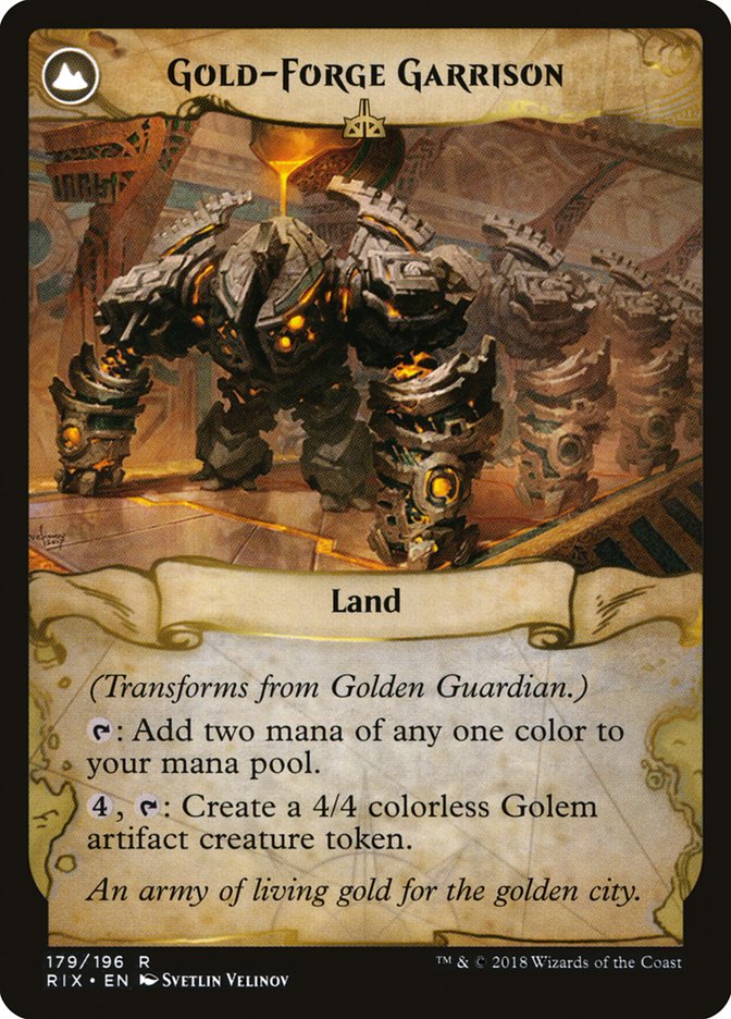Golden Guardian (179) Foil - Rivals of Ixalan