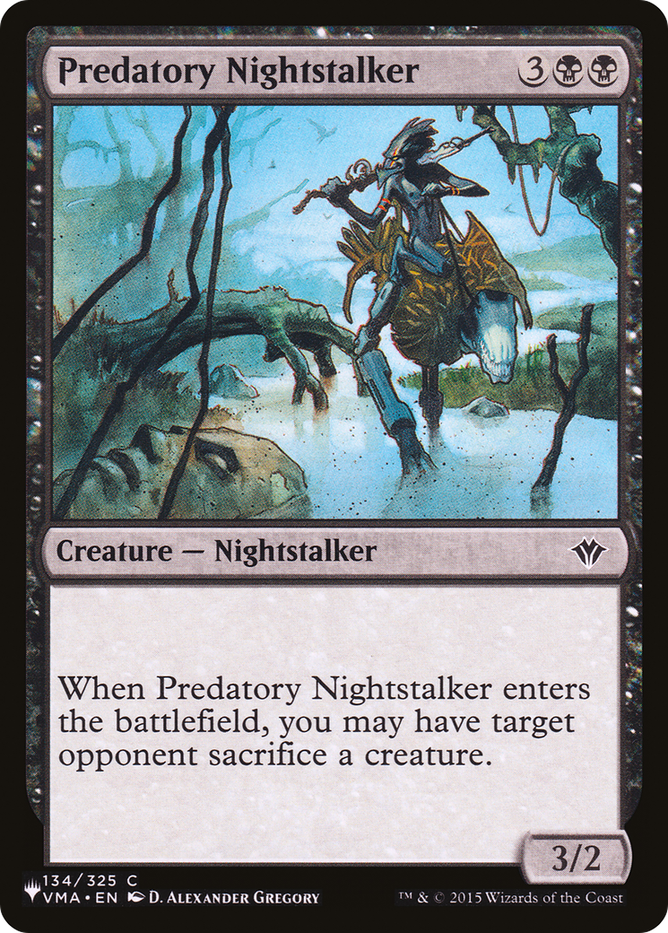 Predatory Nightstalker (VMA-134) - The List