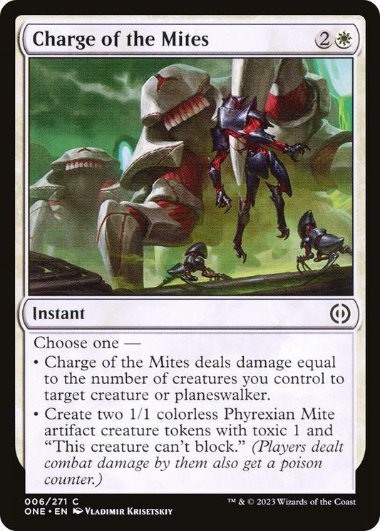 Charge of the Mites (006) - Phyrexia: All Will Be One
