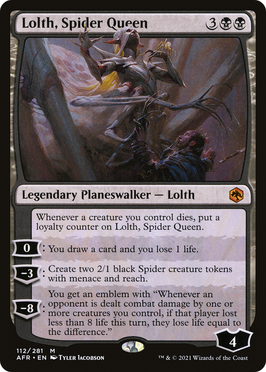 Lolth, Spider Queen (112) - Adventures in the Forgotten Realms