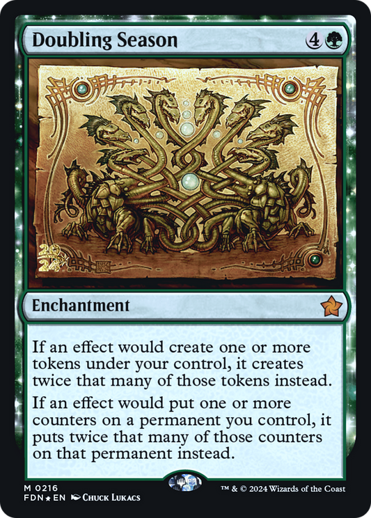Doubling Season Foil (216) - Foundations Promos