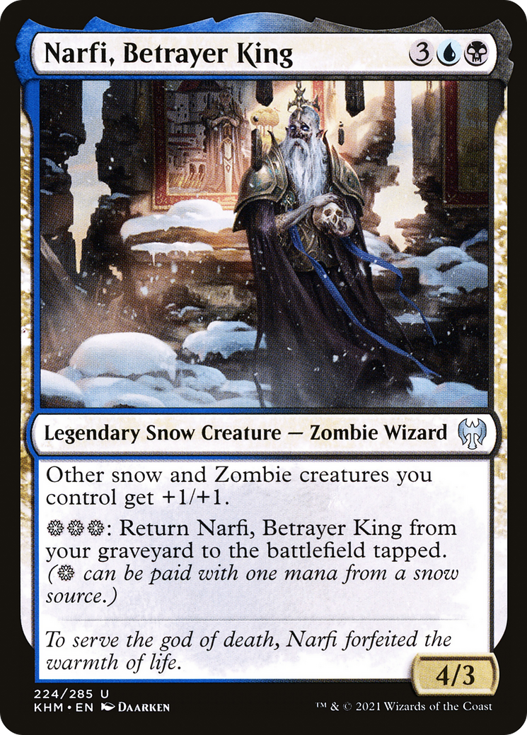Narfi, Betrayer King (224) Foil - Kaldheim