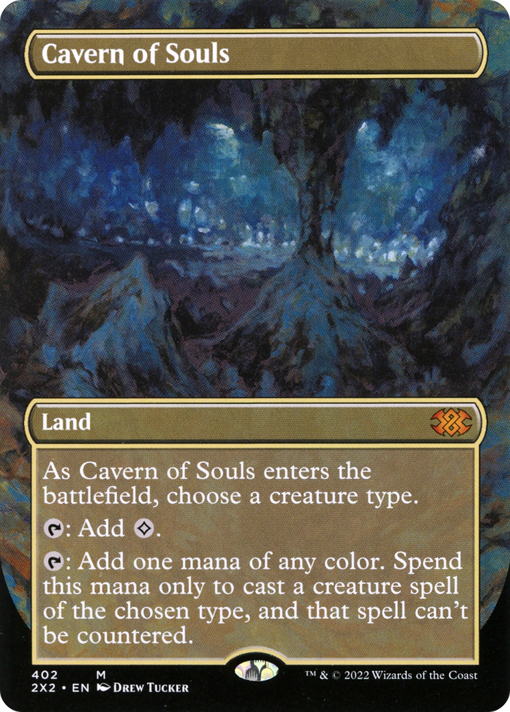 Cavern of Souls (Borderless Alternate Art) [Double Masters 2022]