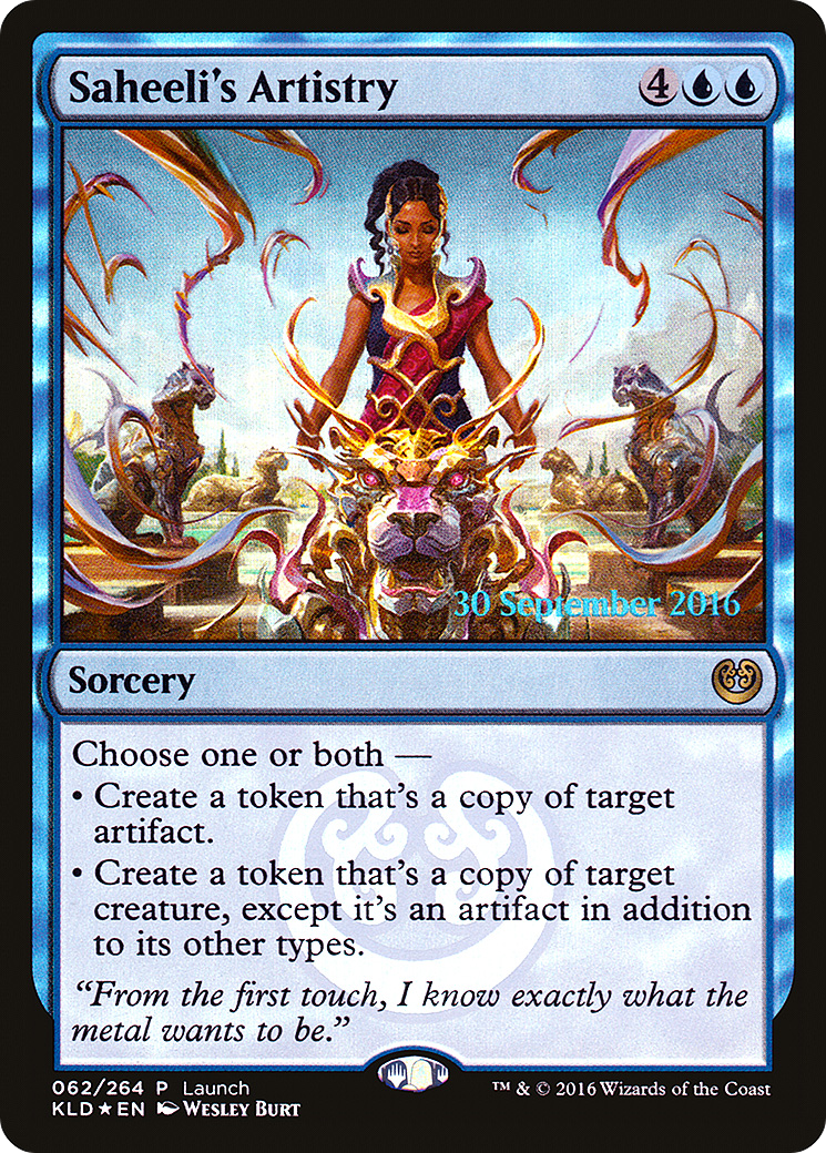 Saheeli's Artistry (062) Foil - Kaladesh Promos