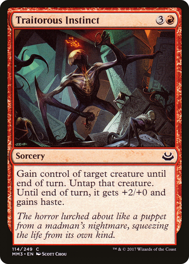 Traitorous Instinct (114) Foil - Modern Masters 2017