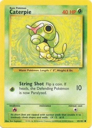 Caterpie (45) - Base Set