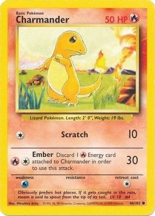 Charmander (46) - Base Set