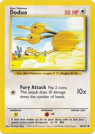Doduo (48) - Base Set