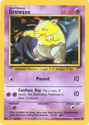 Drowzee (49) - Base Set