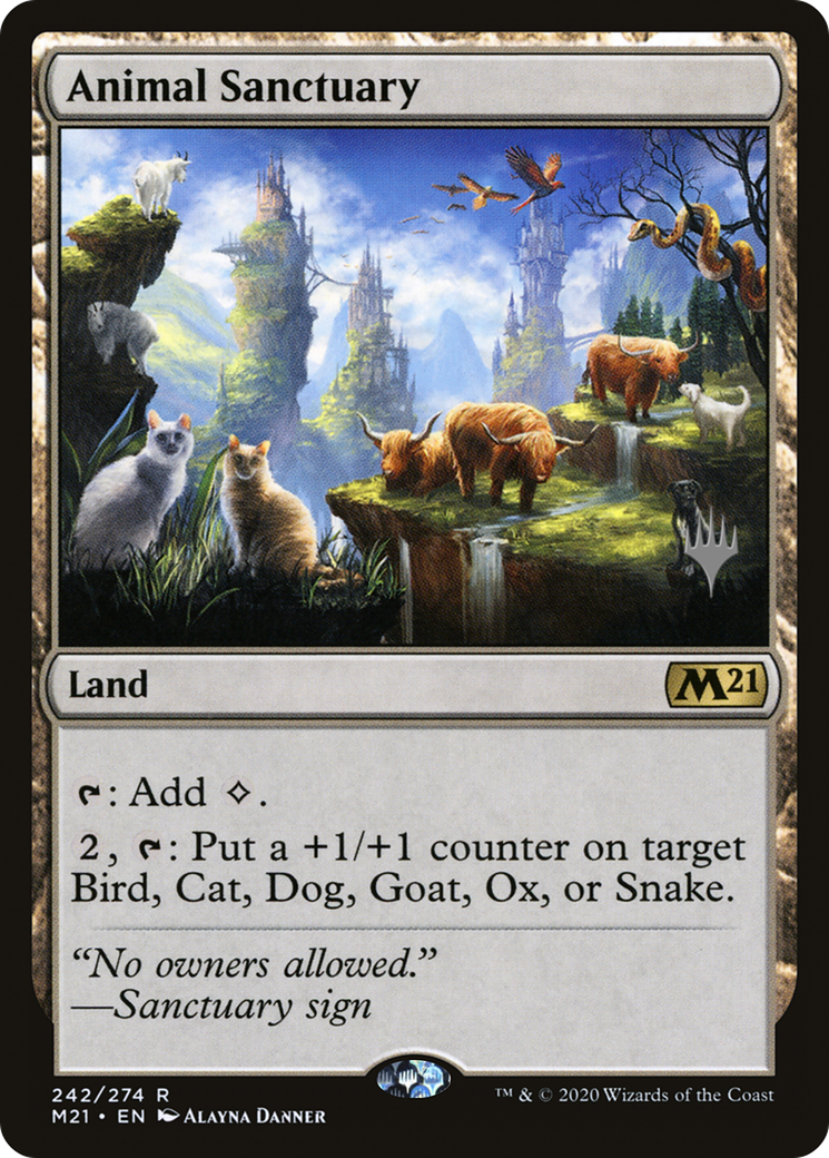 Animal Sanctuary (Promo Pack) [Core Set 2021 Promos] | Silver Goblin