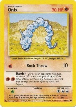 Onix (56/102) [Base Set Unlimited] | Silver Goblin