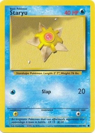 Staryu (65) - Base Set