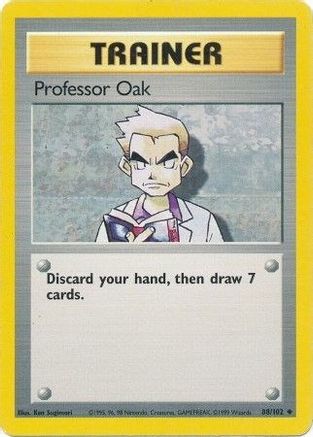 Professor Oak (88) - Base Set