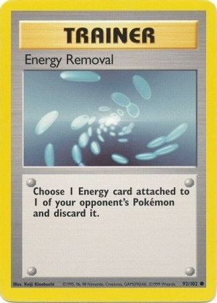 Energy Removal (92) - Base Set