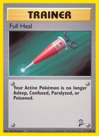 Full Heal (111/130) [Base Set 2] | Silver Goblin