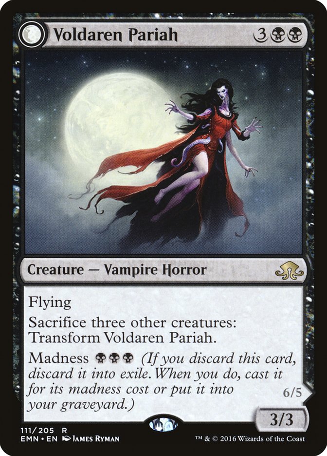 Voldaren Pariah // Abolisher of Bloodlines (111) Foil - Eldritch Moon