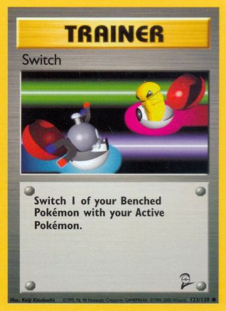 Switch (123/130) [Base Set 2] | Silver Goblin