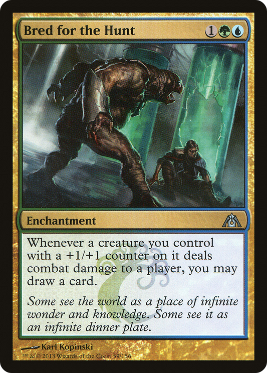 Bred for the Hunt (059) Foil - Dragon's Maze