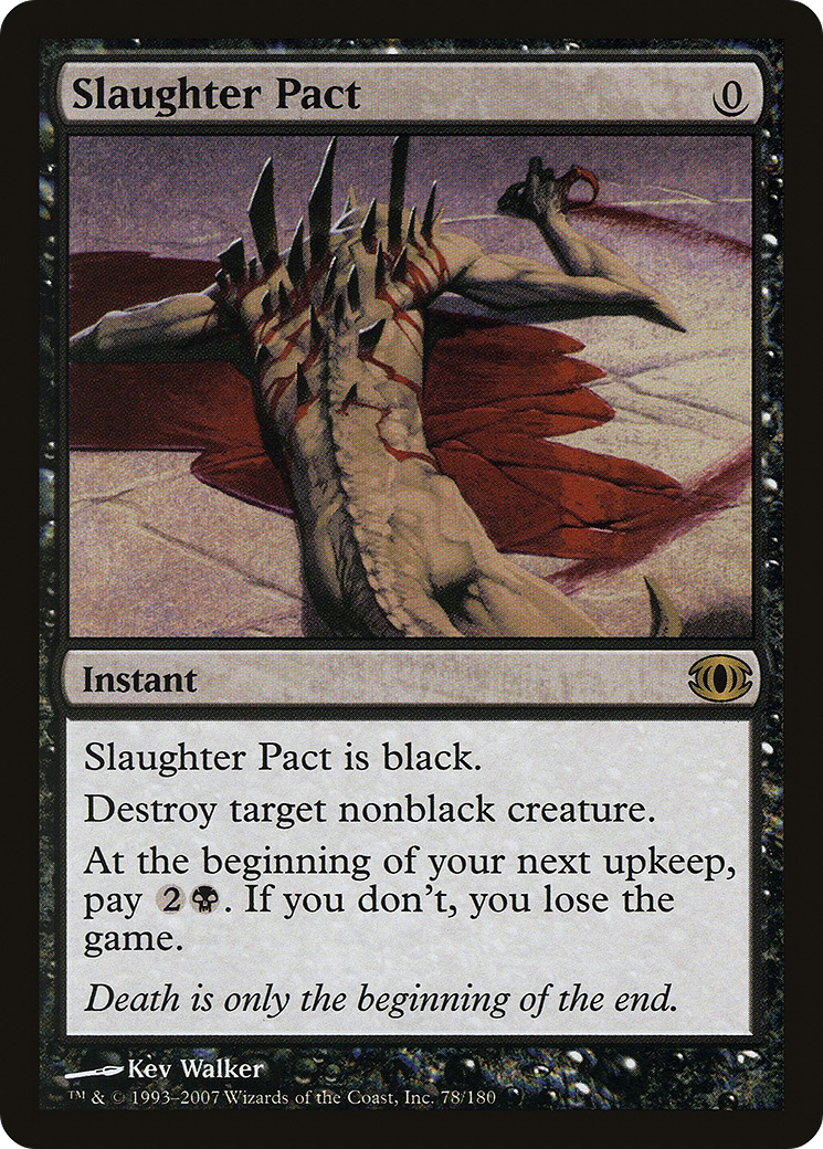 Slaughter Pact (078) Foil - Future Sight