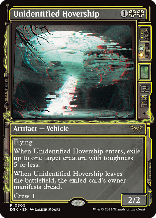 Unidentified Hovership (Showcase) [Duskmourn: House of Horror] Foil