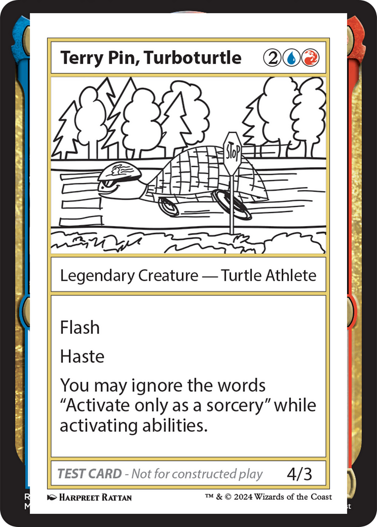 Terry Pin, Turboturtle [Mystery Booster 2 Playtest Cards] | Silver Goblin