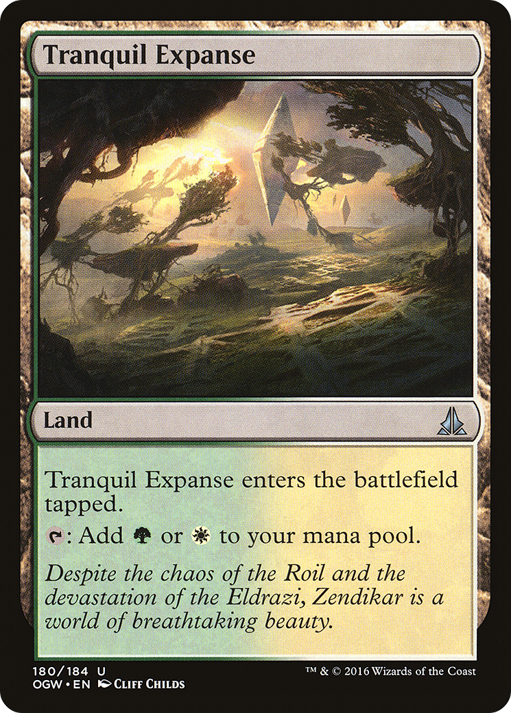 Tranquil Expanse (180) Foil - Oath of the Gatewatch