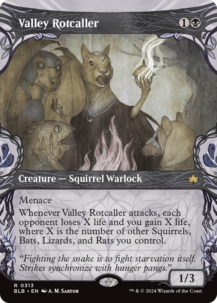 Valley Rotcaller (Showcase) [Bloomburrow] Foil