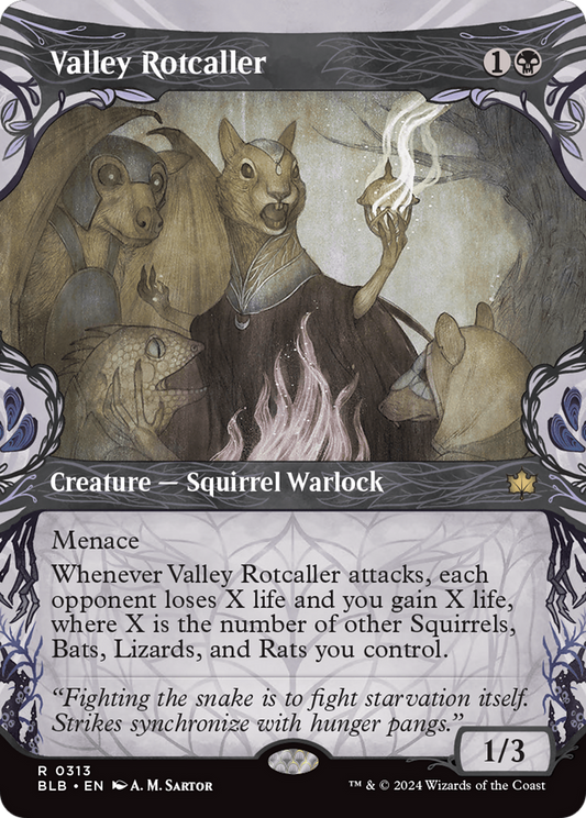 Valley Rotcaller (Showcase) [Bloomburrow] Foil