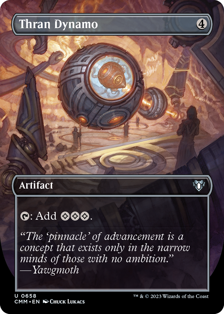 Thran Dynamo (Borderless Alternate Art) [Commander Masters] Foil