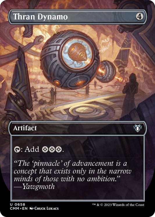 Thran Dynamo (Borderless Alternate Art) [Commander Masters] Foil