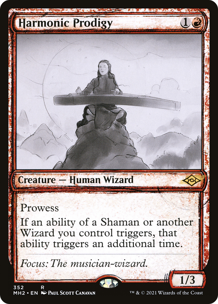 Harmonic Prodigy (Showcase) (352) Foil - Modern Horizons 2