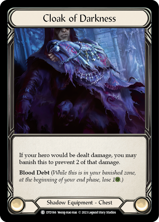 Cloak of Darkness [DTD166] (Dusk Till Dawn)  Cold Foil | Silver Goblin