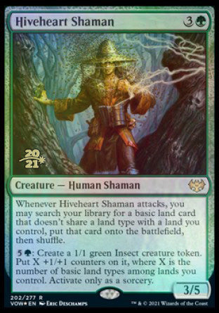 Hiveheart Shaman [Innistrad: Crimson Vow Prerelease Promos] | Silver Goblin