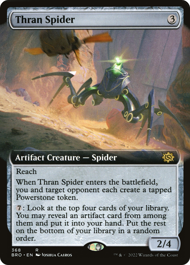Thran Spider (Extended Art) (368) Foil - The Brothers' War