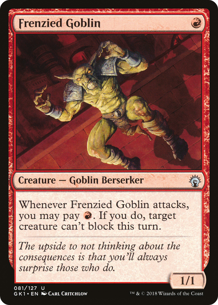 Frenzied Goblin (081) - GRN Guild Kit