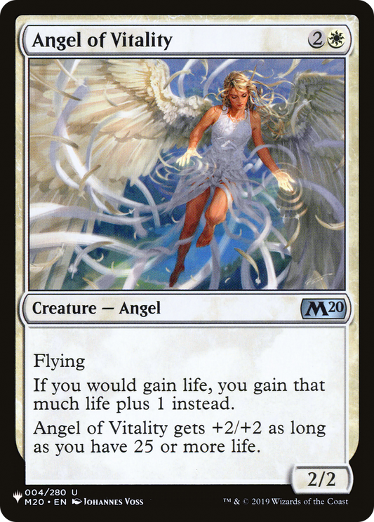 Angel of Vitality (004) - The List