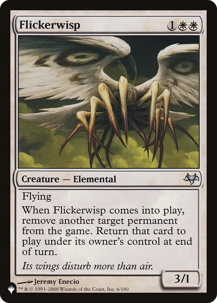 Flickerwisp (EVE-6) - The List