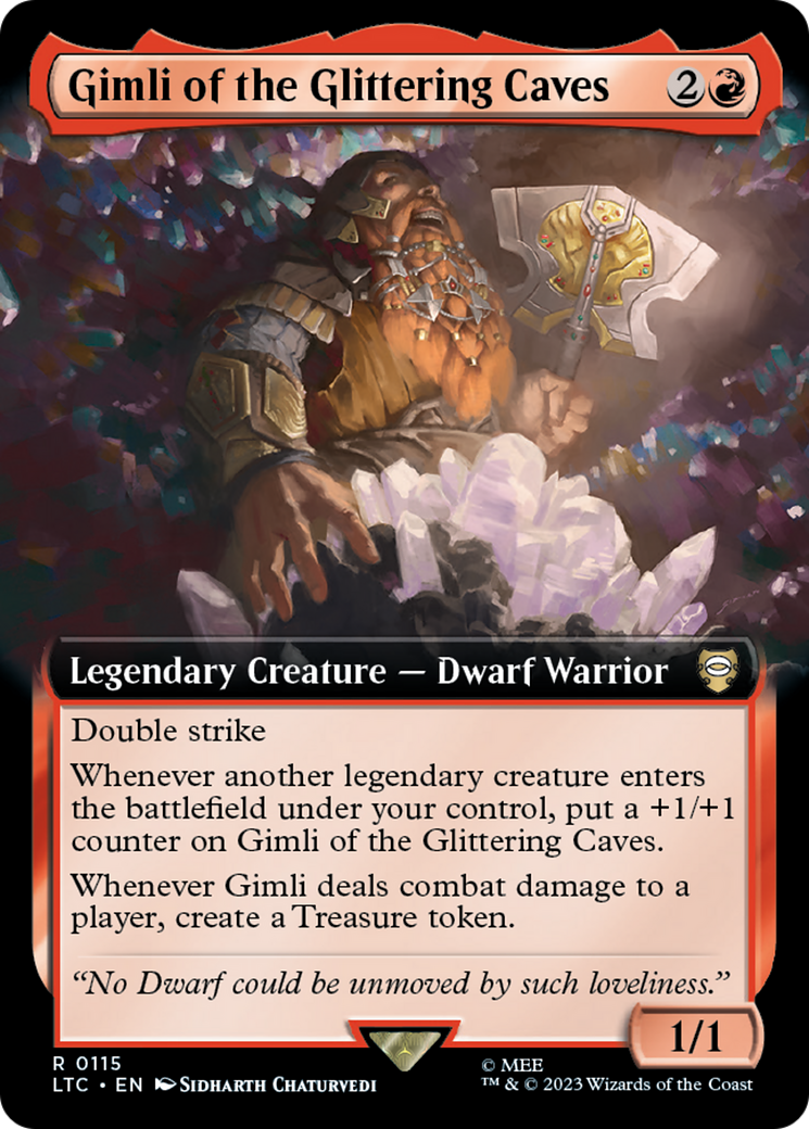 Gimli of the Glittering Caves (Extended Art) [The Lord of the Rings: Tales of Middle-Earth Commander] | Silver Goblin