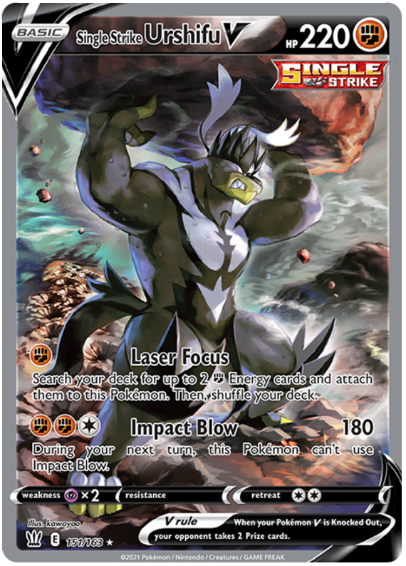 Single Strike Urshifu V (151/163) [Sword & Shield: Battle Styles] | Silver Goblin