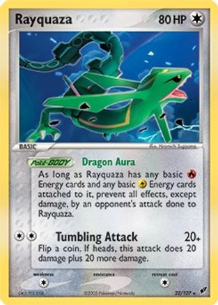 Rayquaza - 22/107 (22) Holofoil - Deck Exclusives