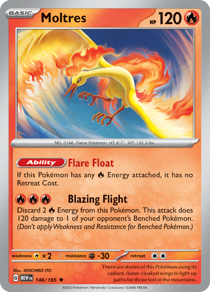 Moltres (146/165) [Scarlet & Violet: 151] | Silver Goblin