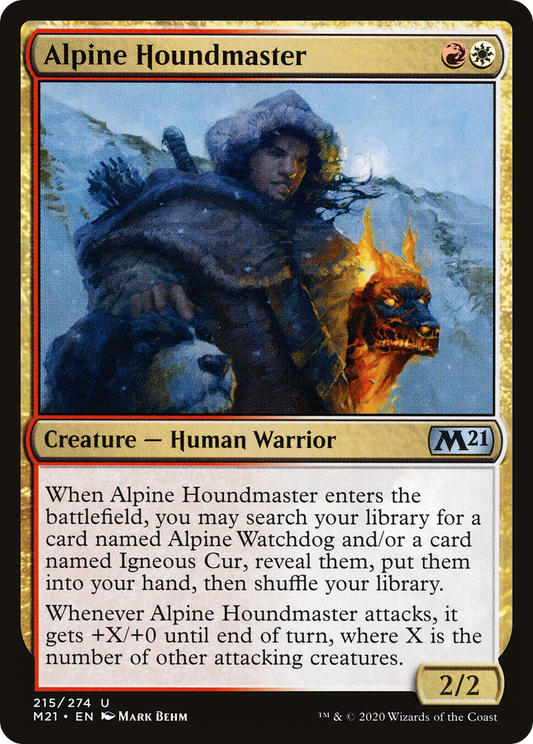 Alpine Houndmaster (215) - Core Set 2021