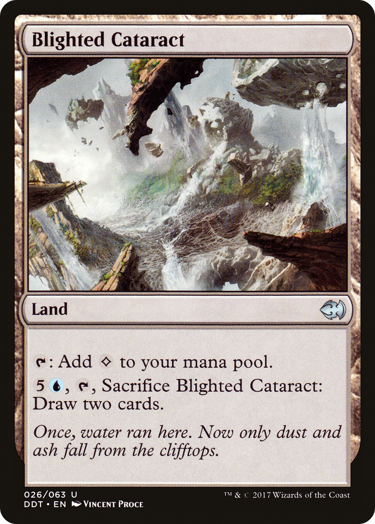 Blighted Cataract (026) - Duel Decks: Merfolk vs. Goblins