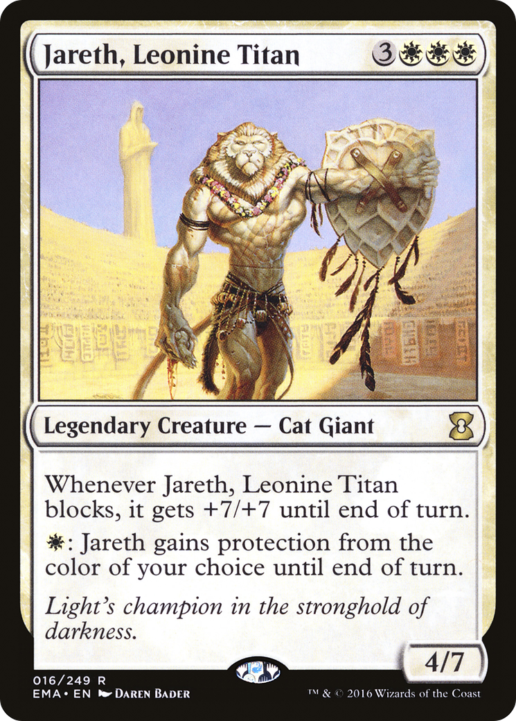 Jareth, Leonine Titan (016) Foil - Eternal Masters