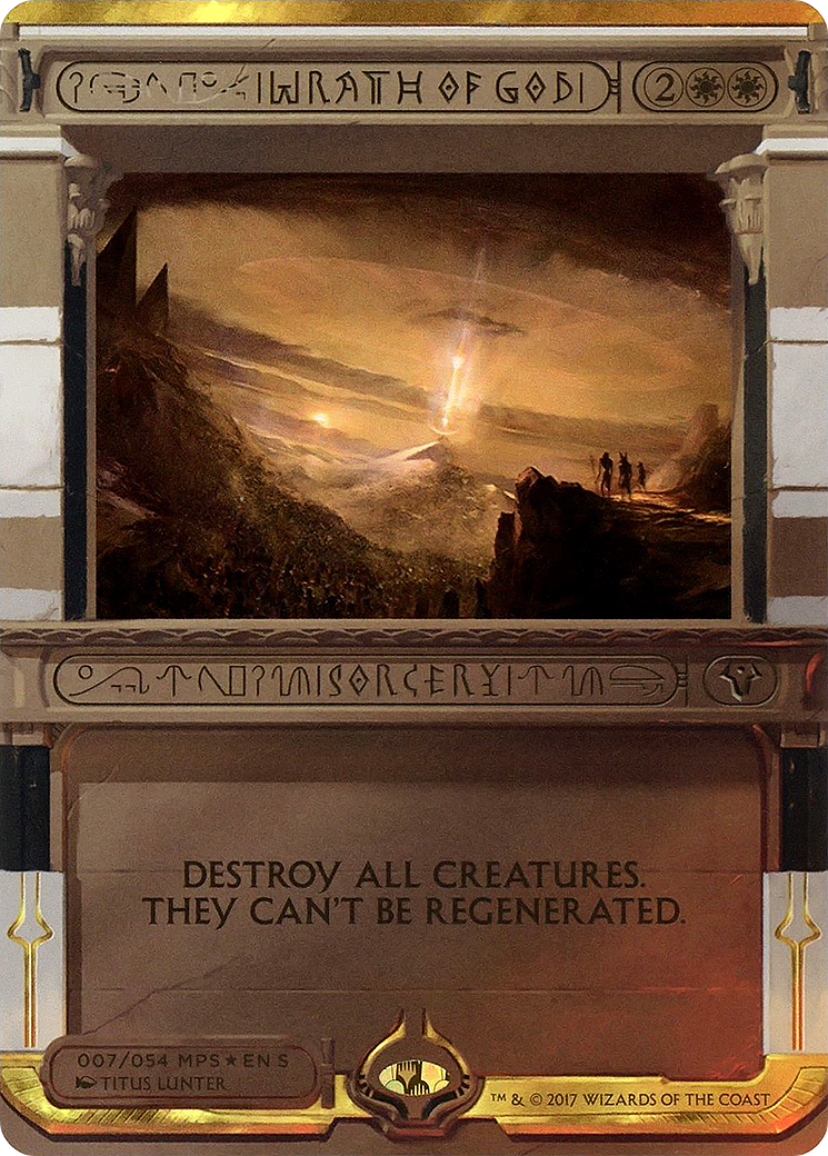 Wrath of God (007) Foil - Amonkhet Invocations
