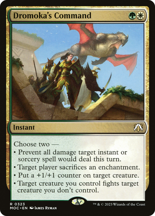 Dromoka's Command (323) - March of the Machine Commander