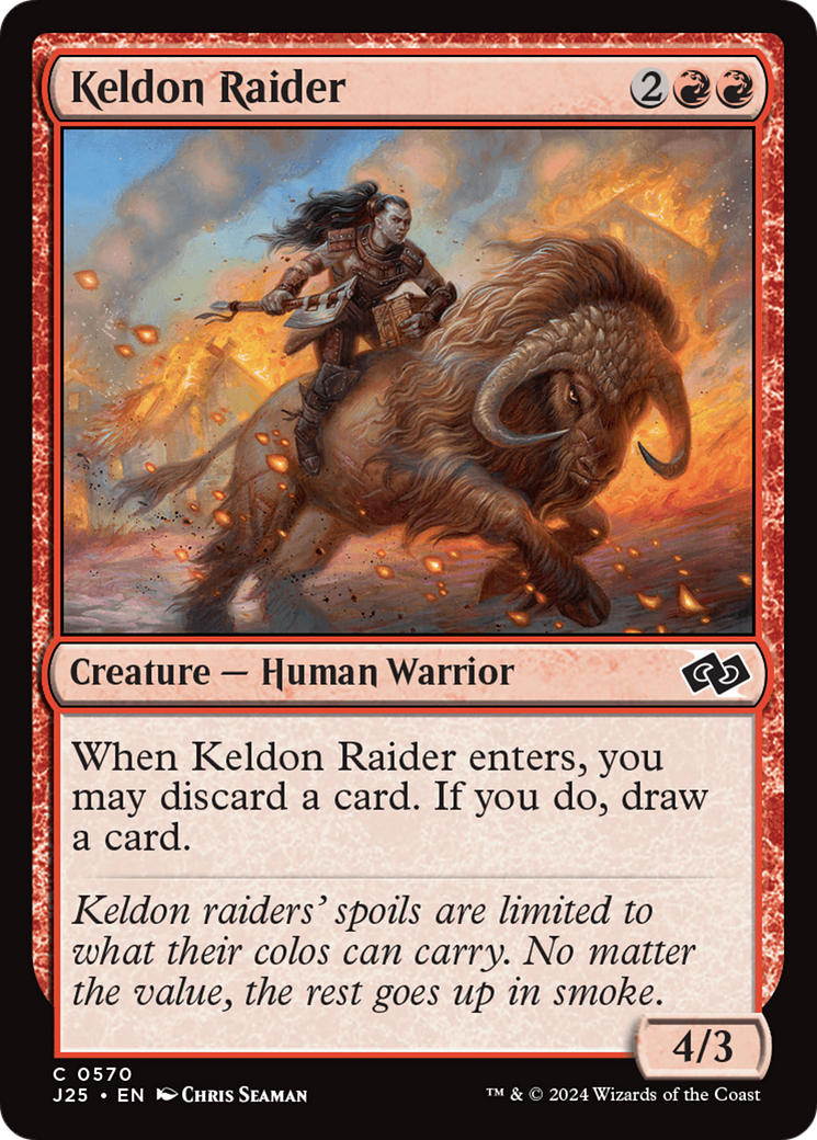 Keldon Raider [Foundations Jumpstart] | Silver Goblin