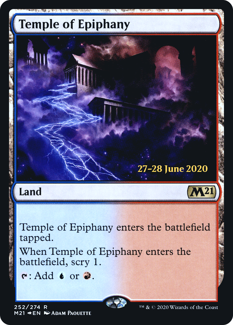 Temple of Epiphany (M21) (252) Foil - Core Set 2021 Promos