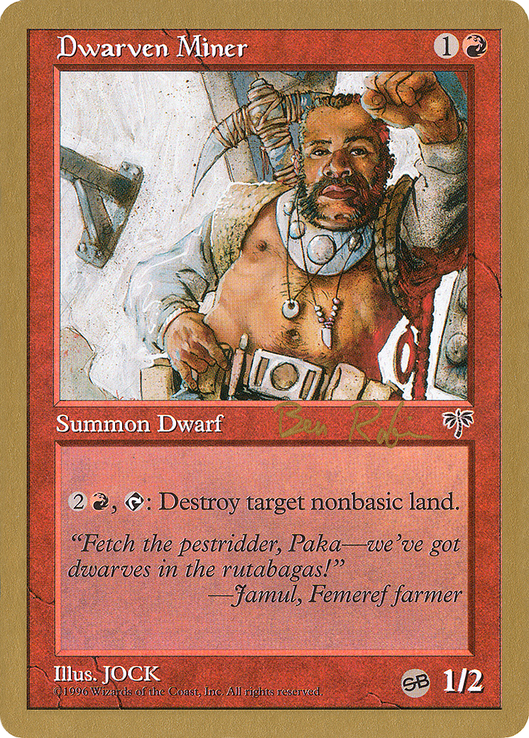 Dwarven Miner (Retro) (br169sb) - World Championship Decks 1998